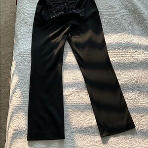 White House Black Market Black Wide Leg Pants